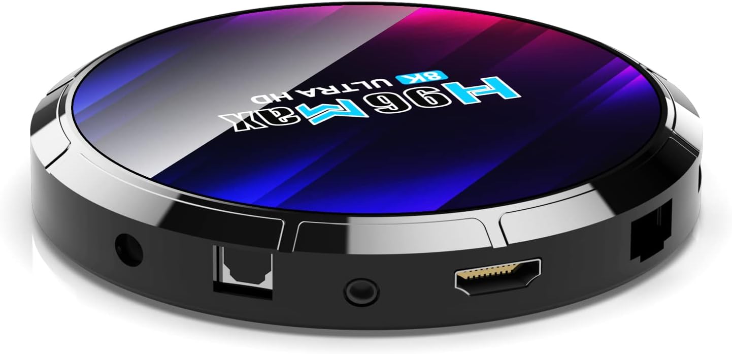 Android 13.0 H96 Max RK3528 TV Box 4GB RAM 64GB ROM 4K Smart TV Box Quad Core A53 Processor Support USB3.0/H.265/3D