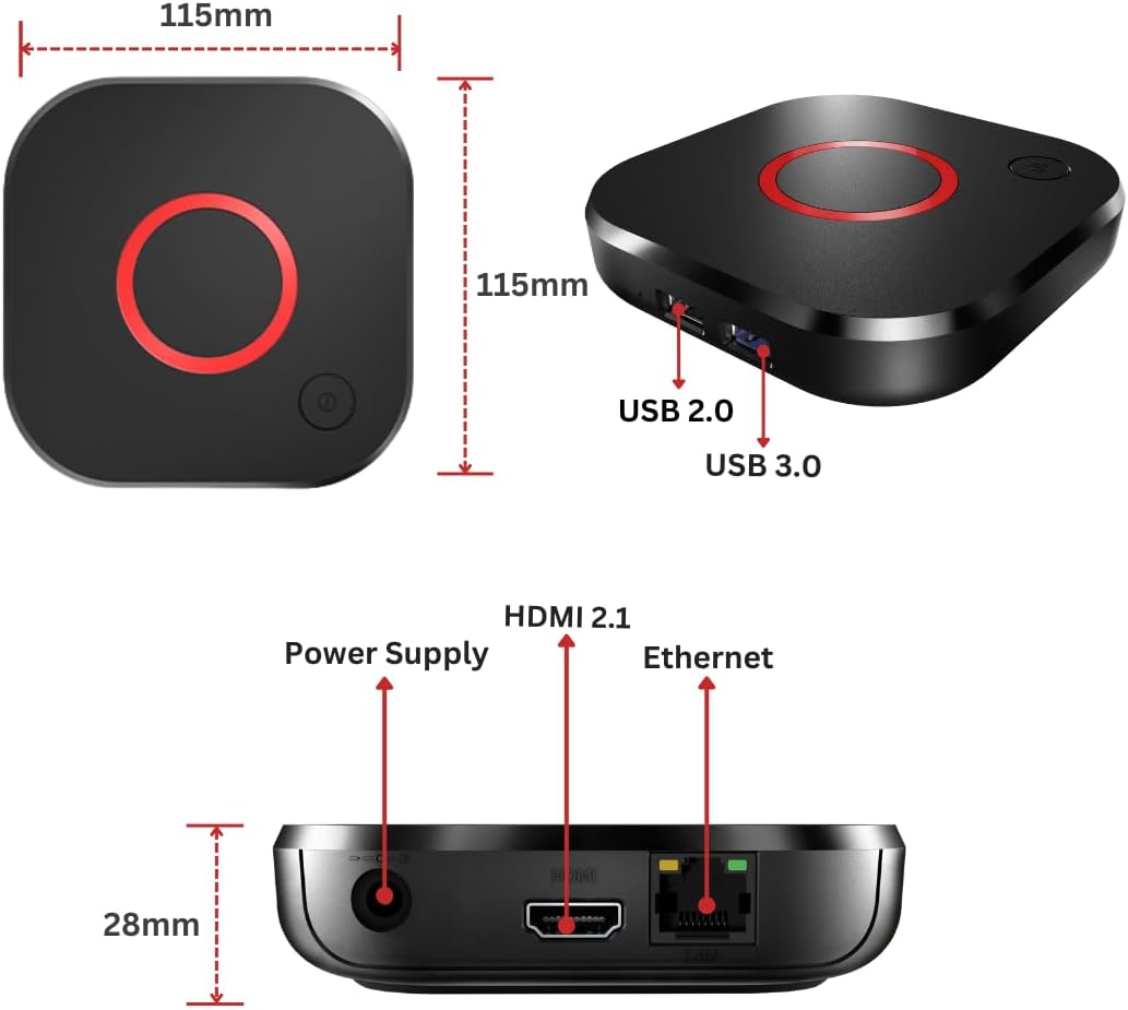 Android Raxxio MAG544w3 TV Set-Top Box