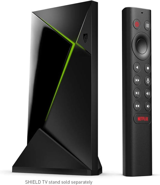 Android  NVIDIA SHIELD TV Pro | 4K HDR Streaming Media Player, High Performance, Dolby Vision, 3GB RAM, 2x USB, Works with Alexa, Black