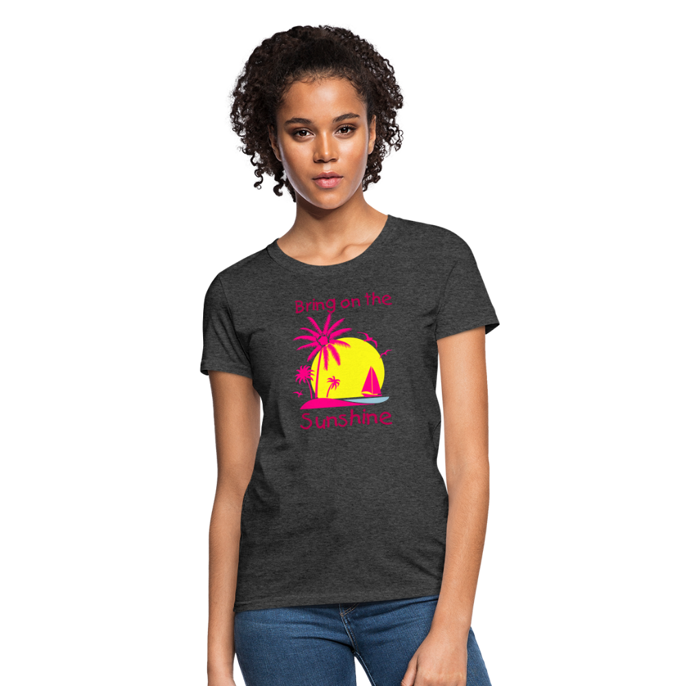 Women's T-Shirt - heather black