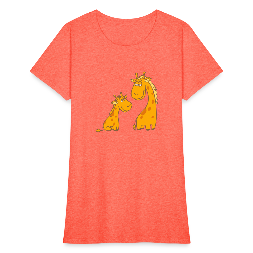 Women's T-Shirt - heather coral