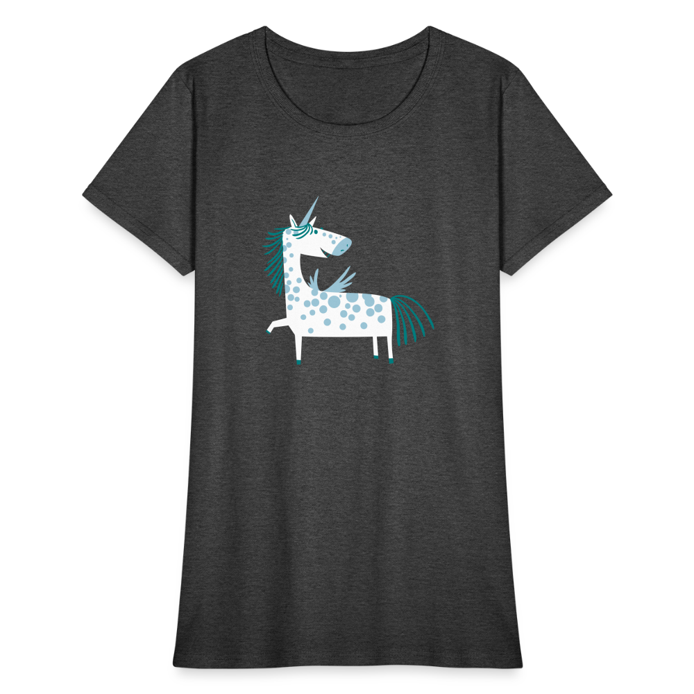 Women's T-Shirt - heather black