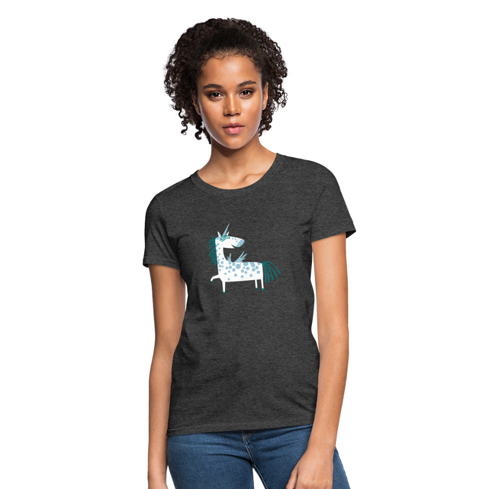 Women's T-Shirt - heather black