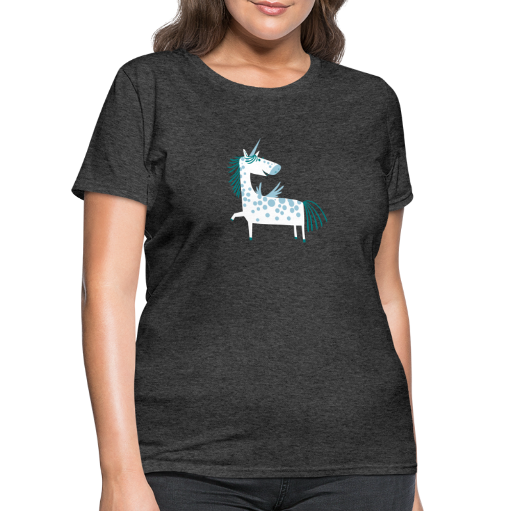 Women's T-Shirt - heather black