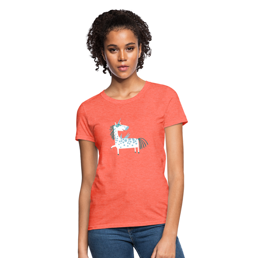 Women's T-Shirt - heather coral