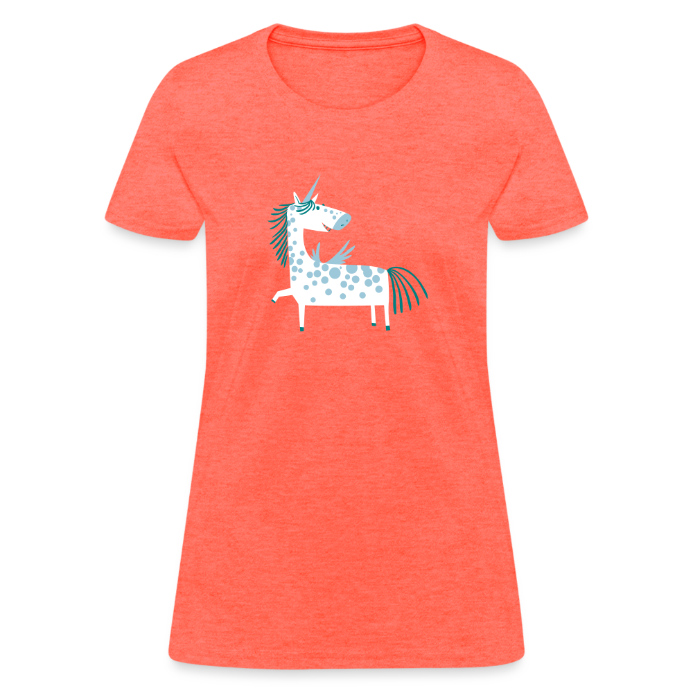 Women's T-Shirt - heather coral