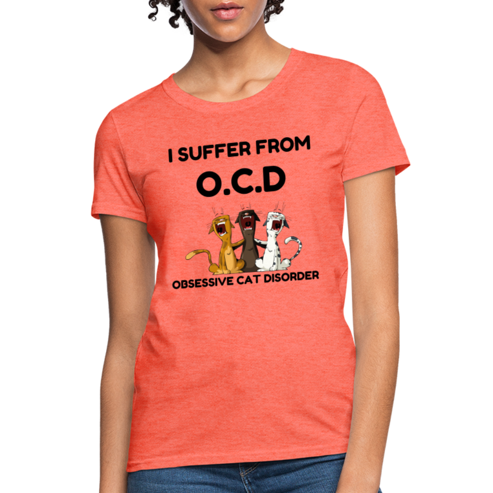 Women's T-Shirt - heather coral