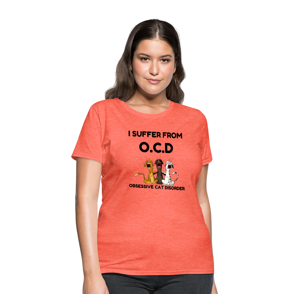 Women's T-Shirt - heather coral