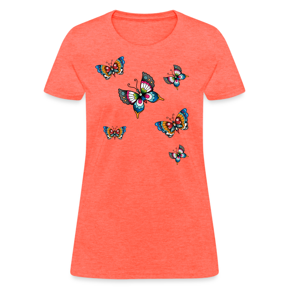 Women's T-Shirt - heather coral