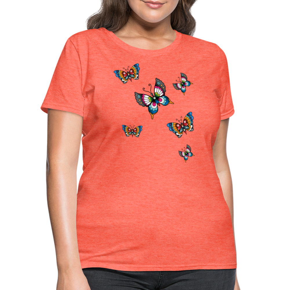 Women's T-Shirt - heather coral