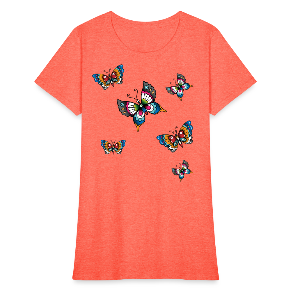 Women's T-Shirt - heather coral