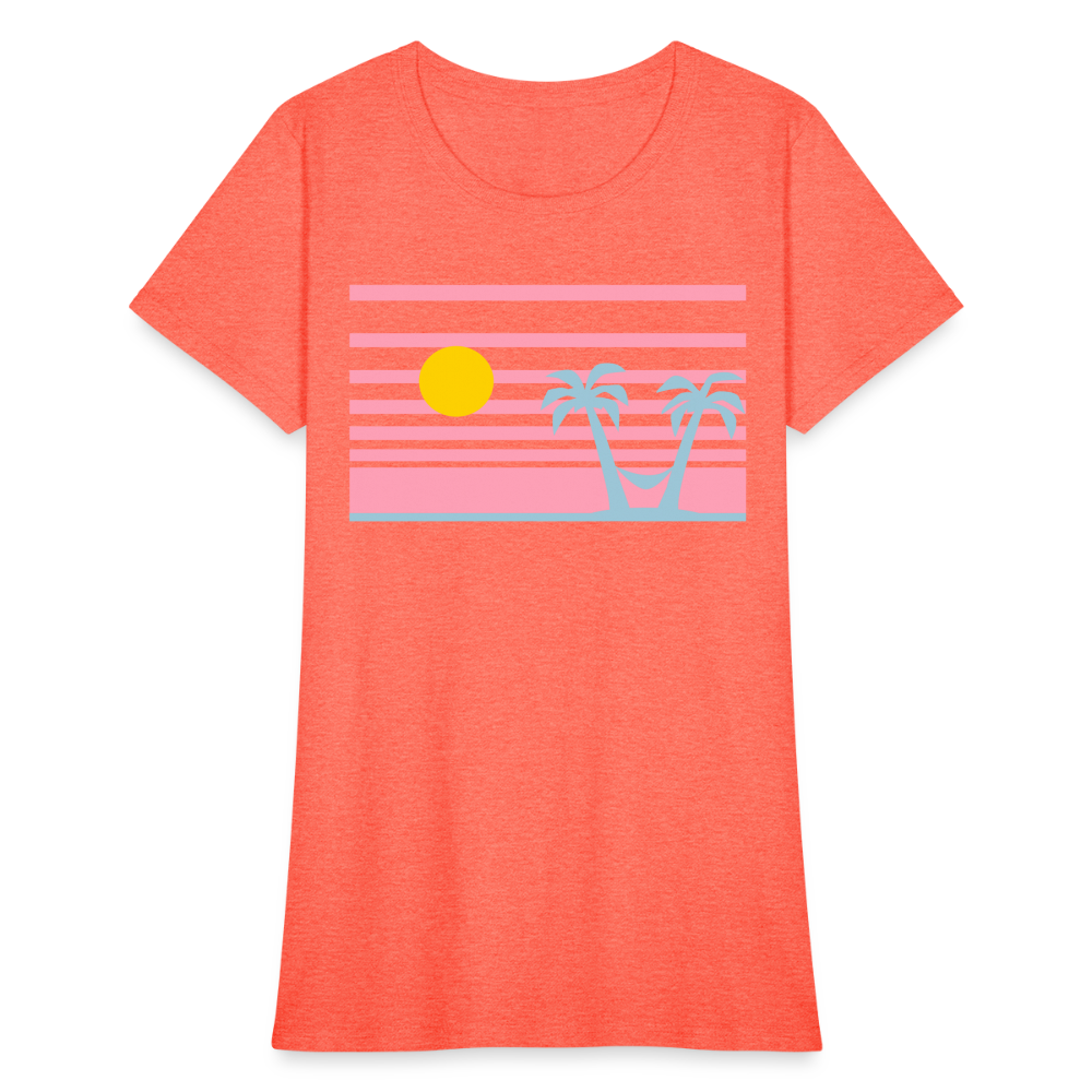 Women's T-Shirt - heather coral