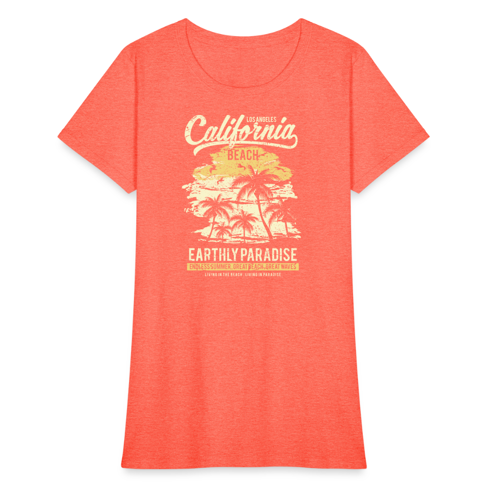 Women's T-Shirt - heather coral