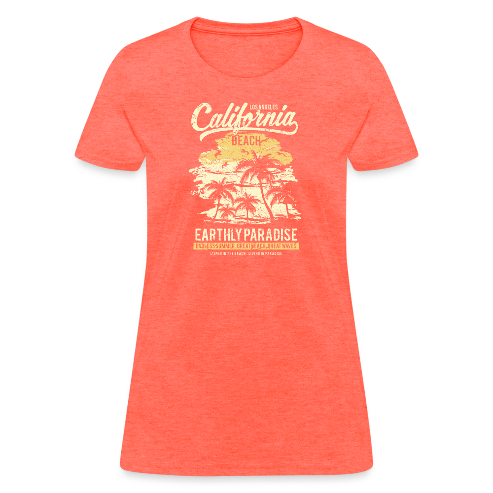 Women's T-Shirt - heather coral