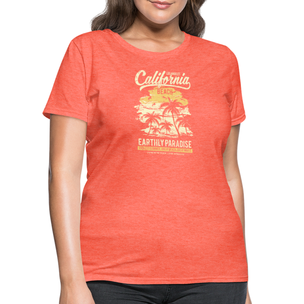 Women's T-Shirt - heather coral