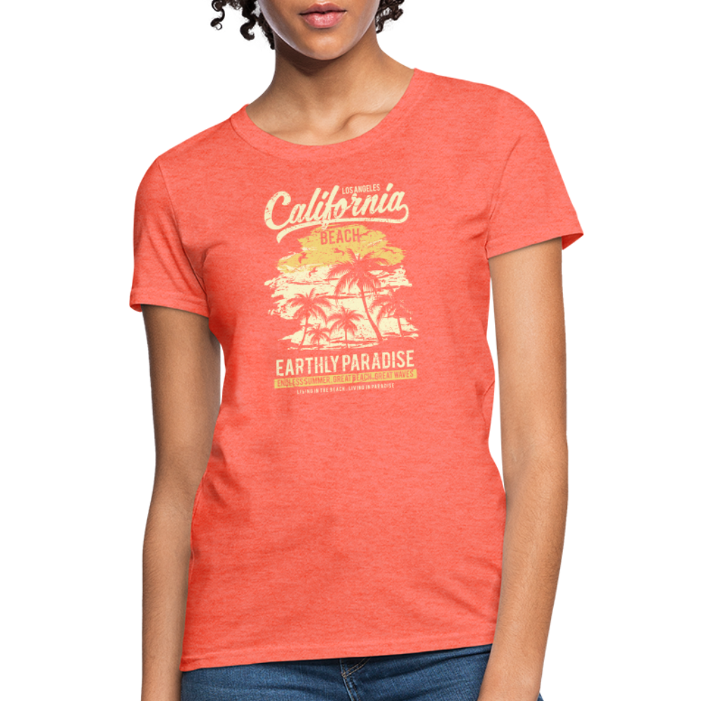 Women's T-Shirt - heather coral