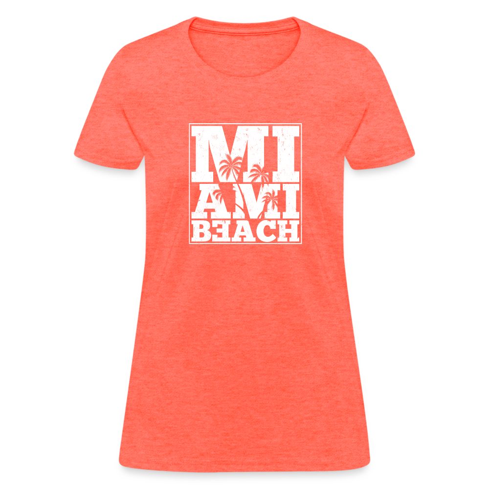 Women's T-Shirt - heather coral