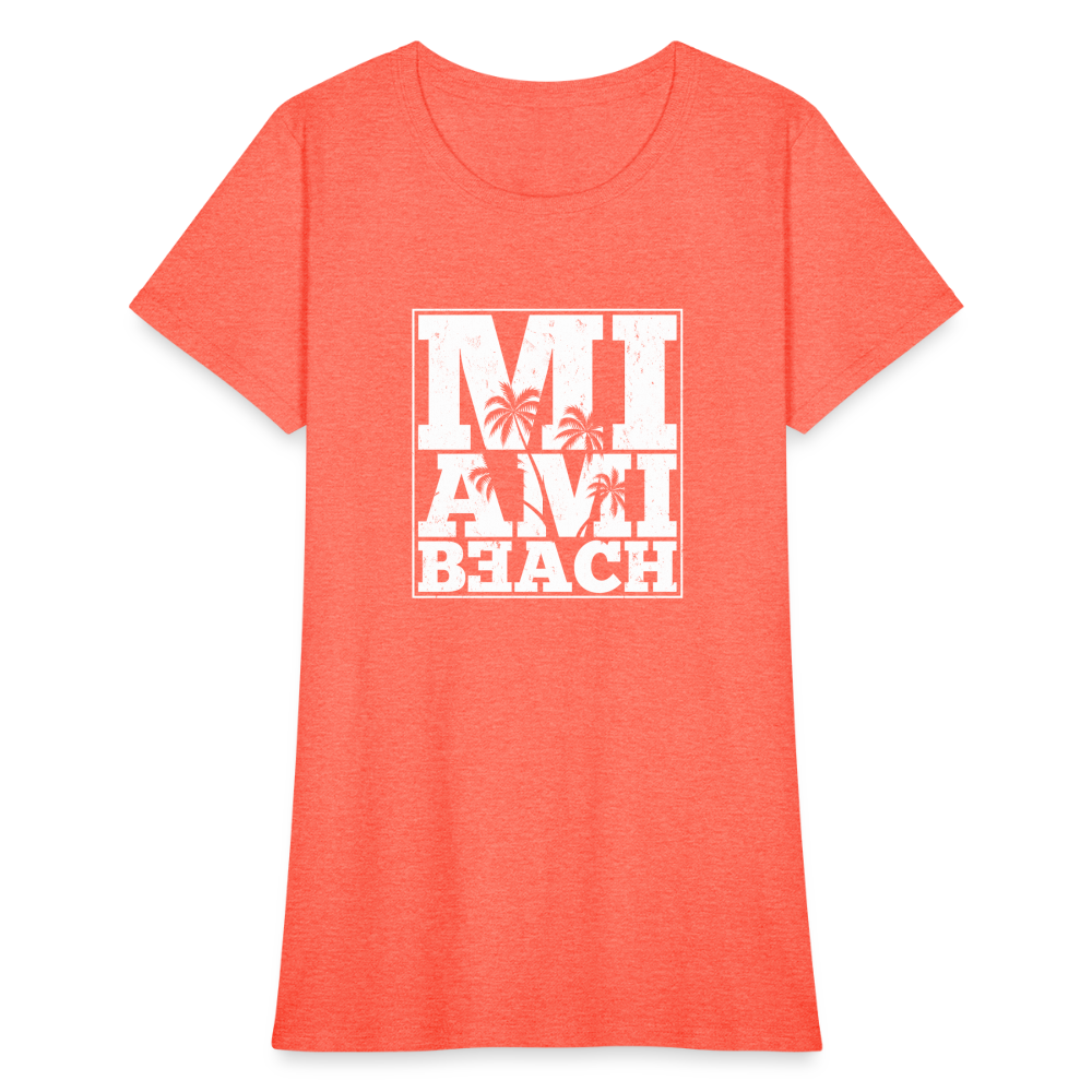 Women's T-Shirt - heather coral