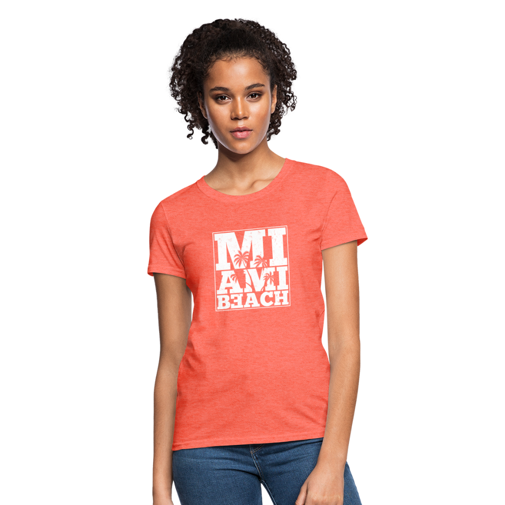 Women's T-Shirt - heather coral