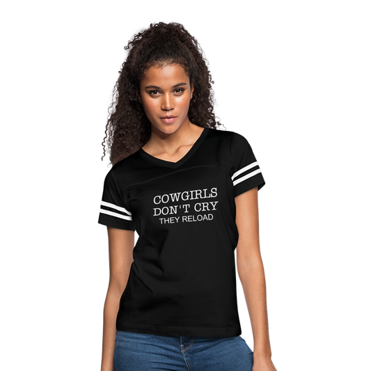 Women’s Vintage Sport T-Shirt - black/white