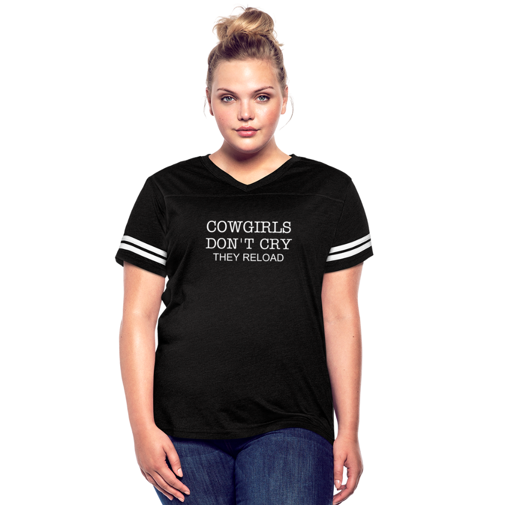 Women’s Vintage Sport T-Shirt - black/white