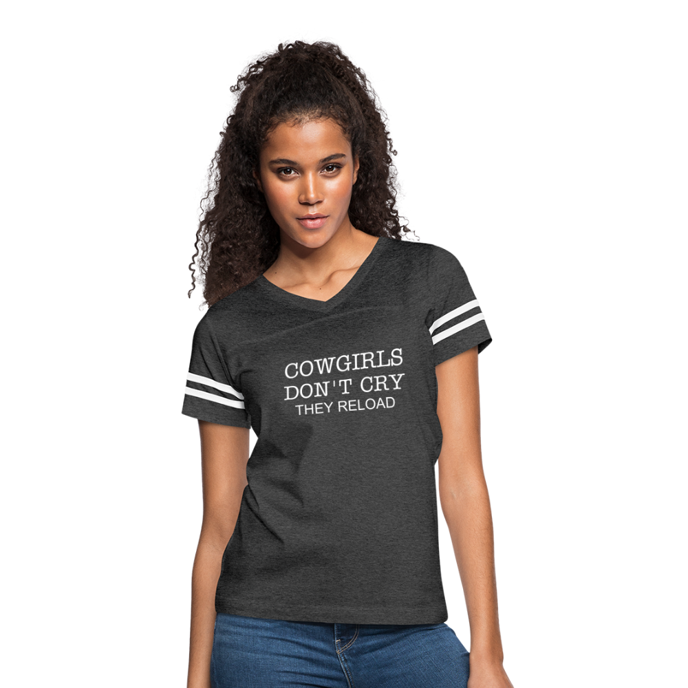 Women’s Vintage Sport T-Shirt - vintage smoke/white