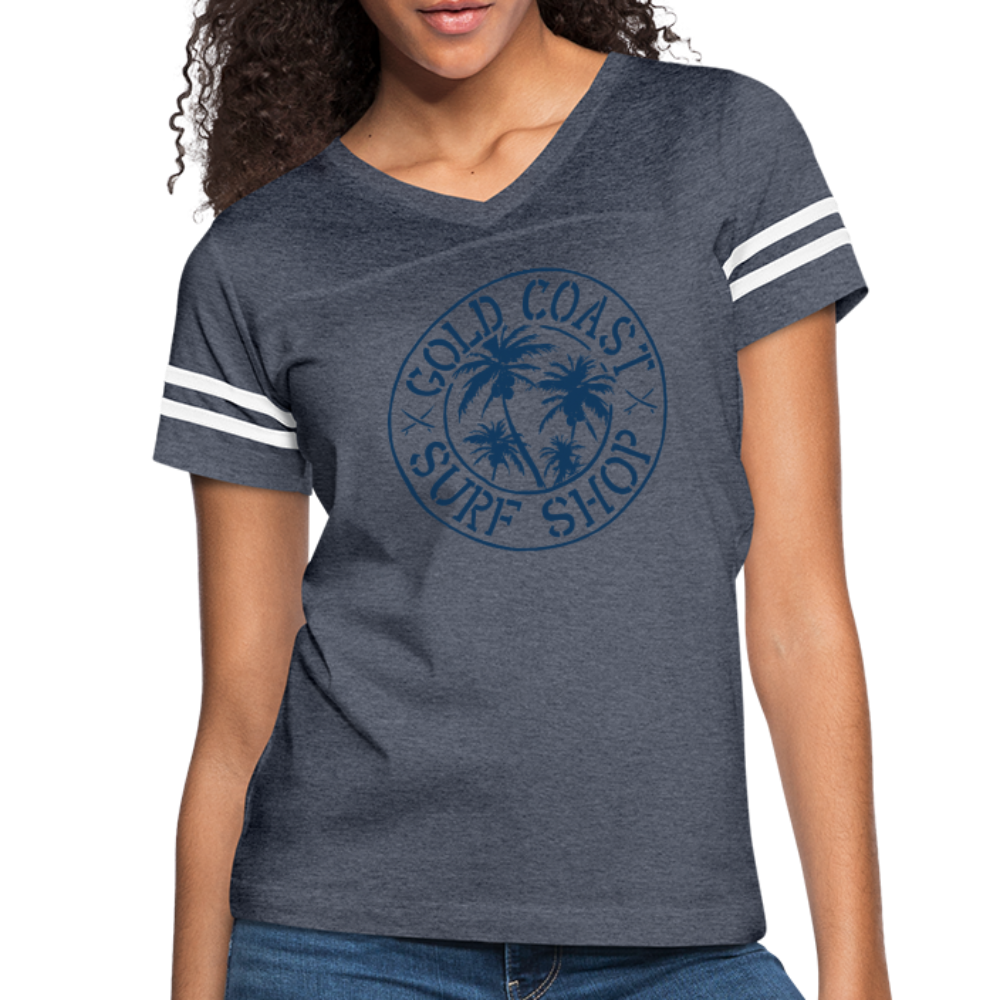 Women’s Vintage Sport T-Shirt - vintage navy/white