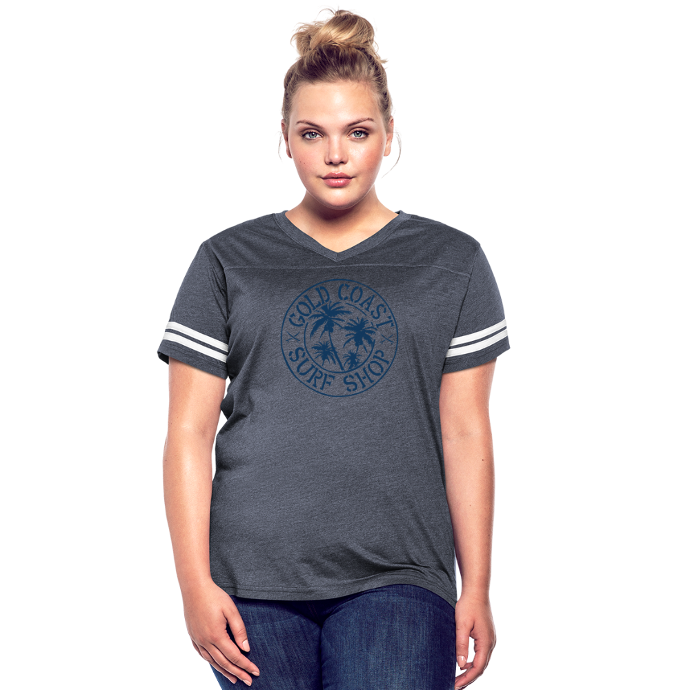 Women’s Vintage Sport T-Shirt - vintage navy/white