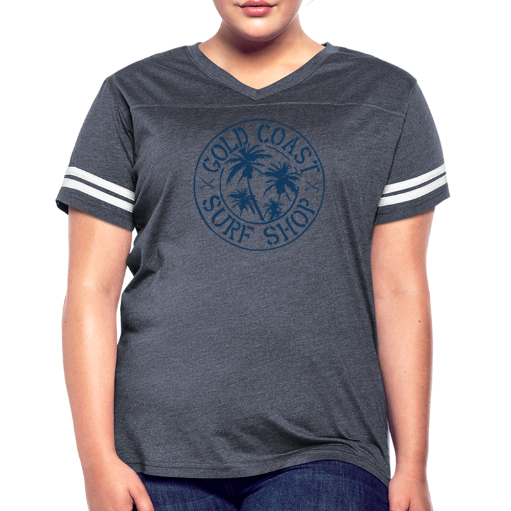 Women’s Vintage Sport T-Shirt - vintage navy/white