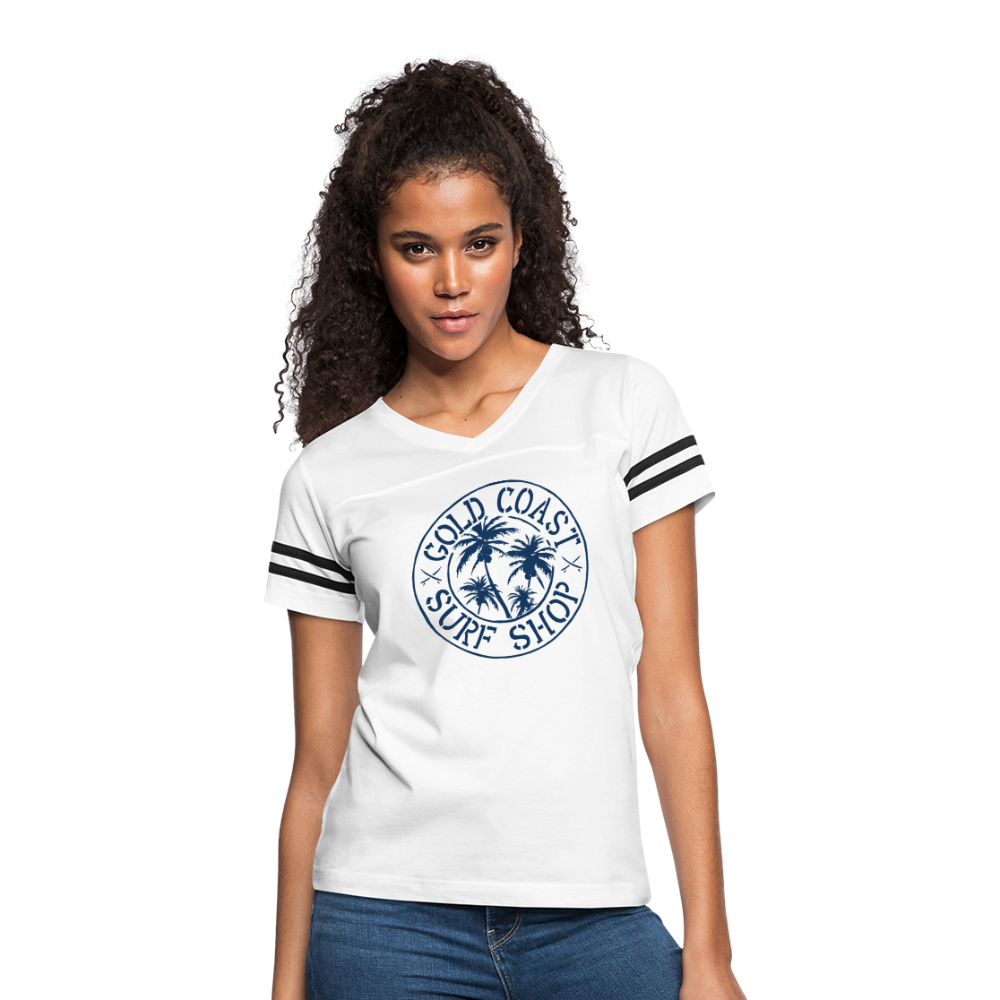 Women’s Vintage Sport T-Shirt - white/black