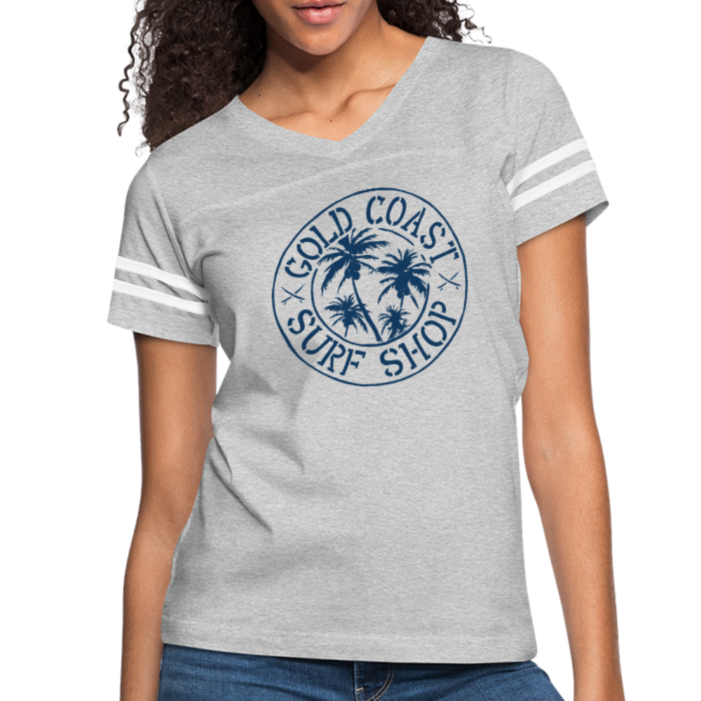 Women’s Vintage Sport T-Shirt - heather gray/white