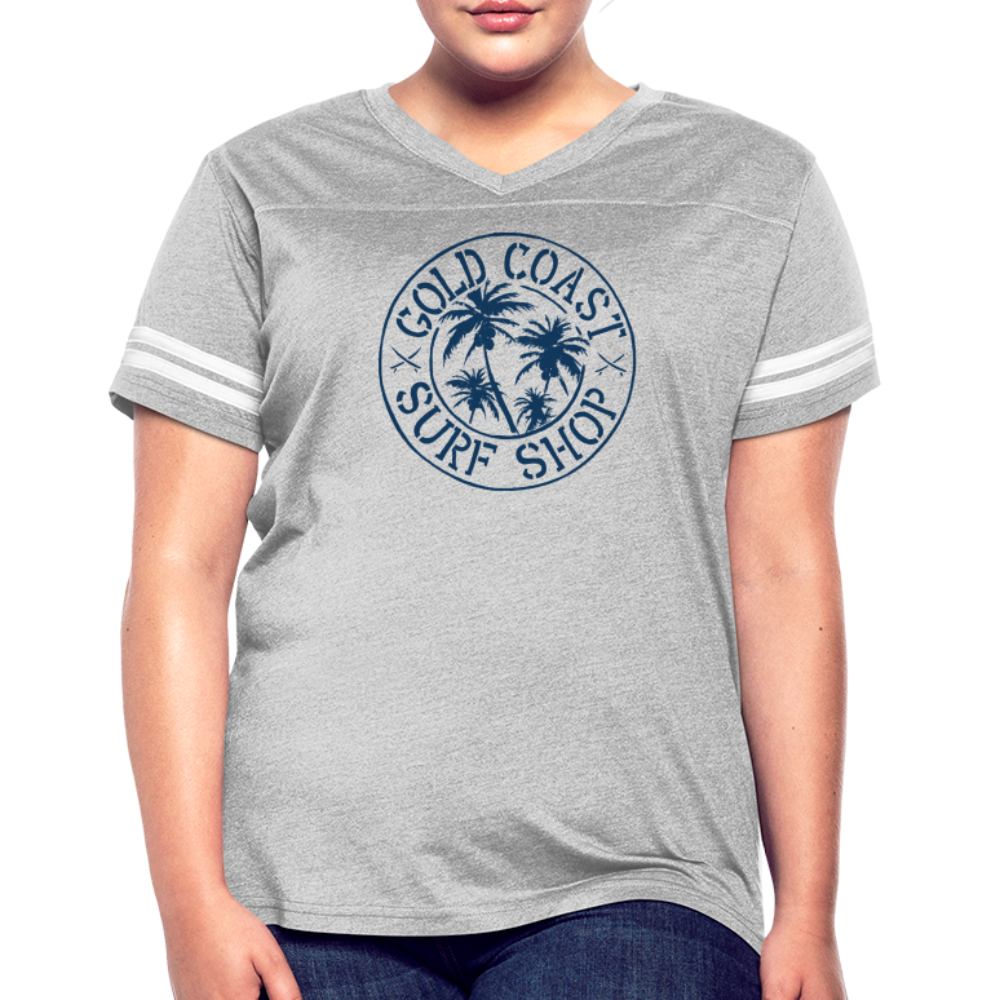 Women’s Vintage Sport T-Shirt - heather gray/white