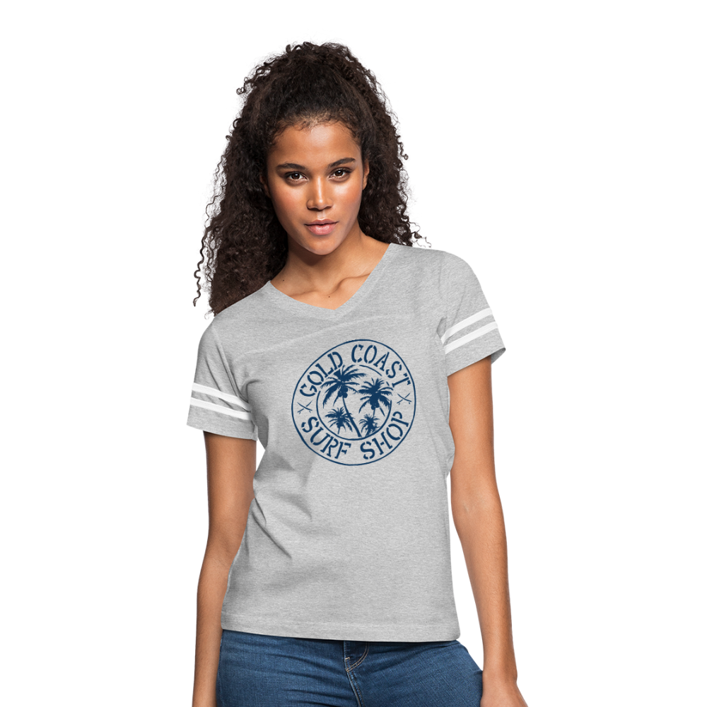 Women’s Vintage Sport T-Shirt - heather gray/white