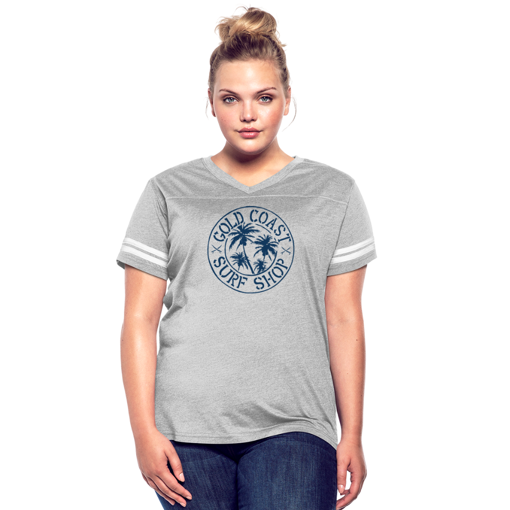 Women’s Vintage Sport T-Shirt - heather gray/white