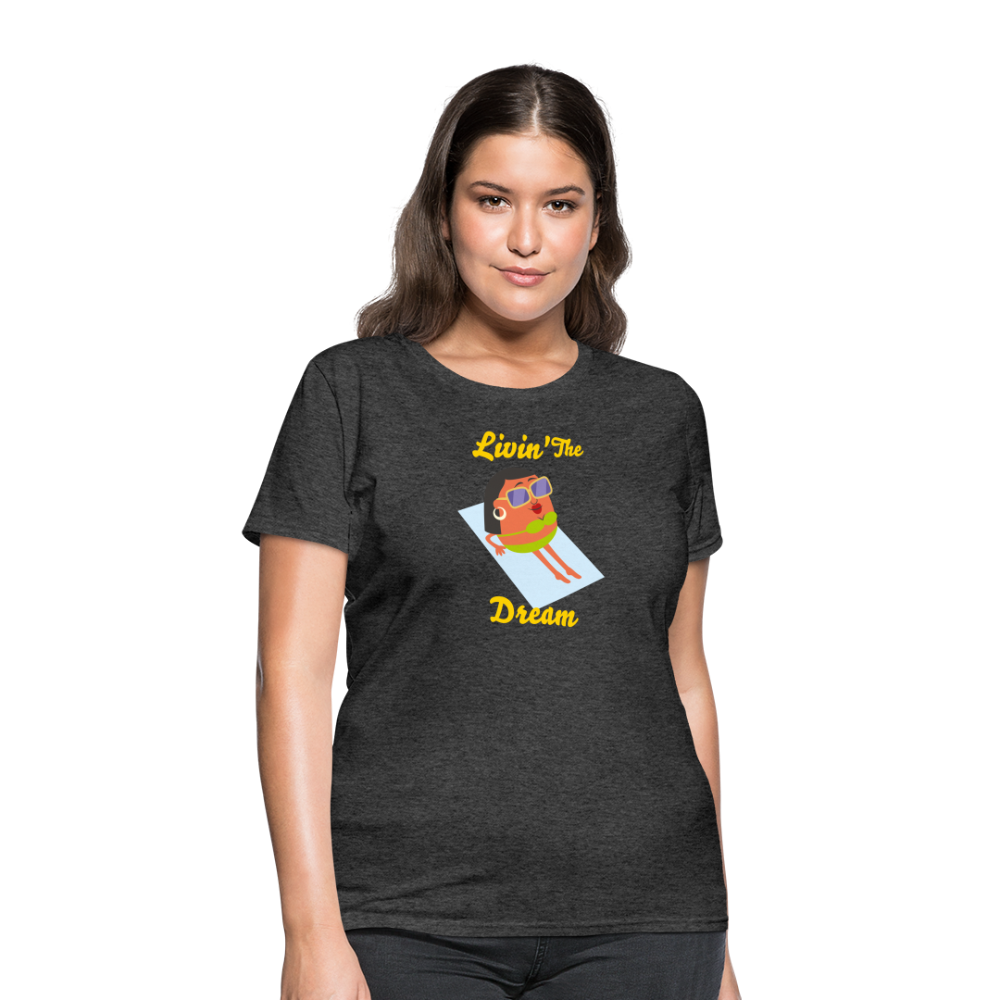 Women's T-Shirt - heather black