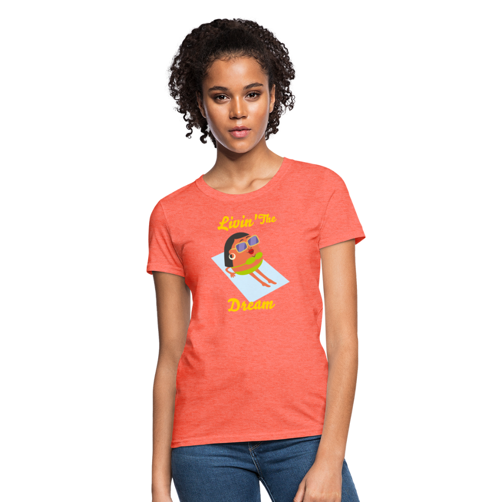 Women's T-Shirt - heather coral