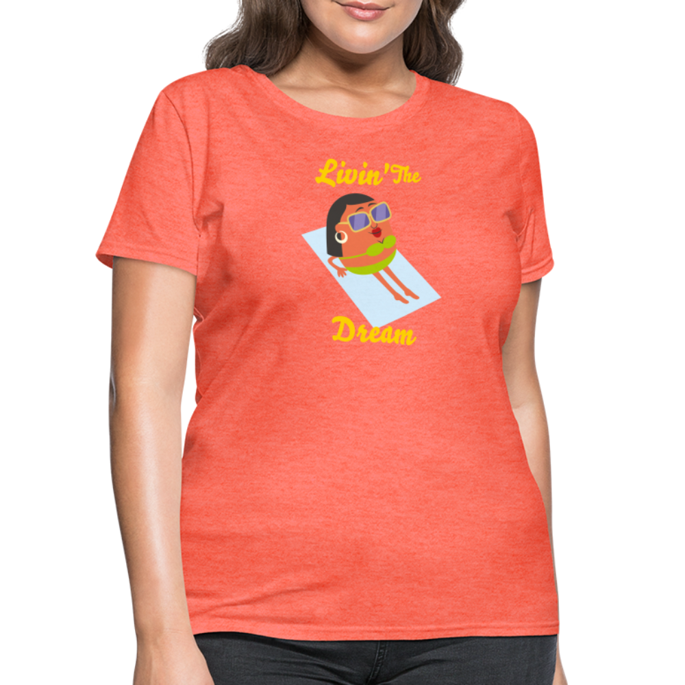 Women's T-Shirt - heather coral