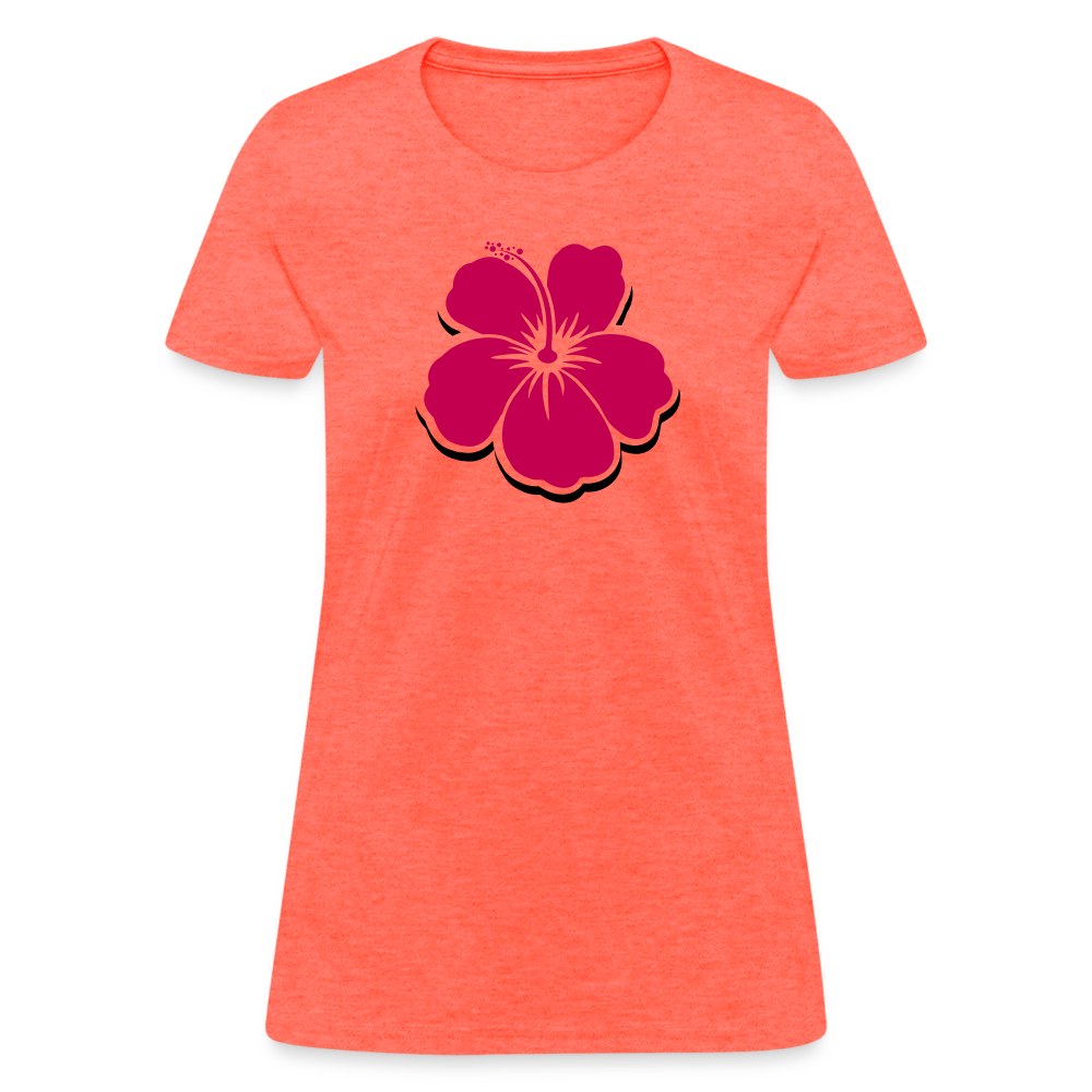 Women's T-Shirt - heather coral