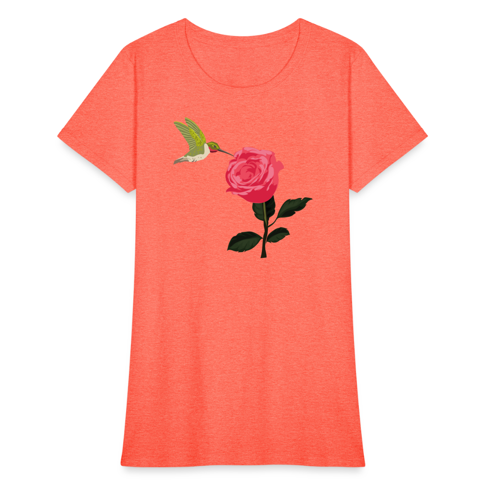 Women's T-Shirt - heather coral