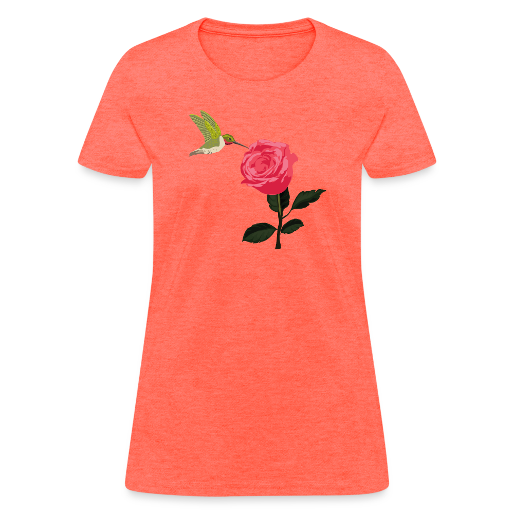 Women's T-Shirt - heather coral