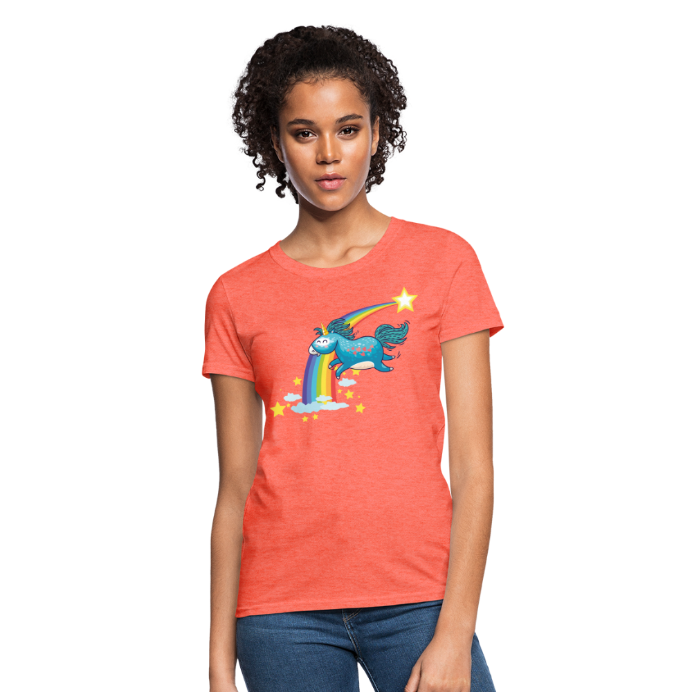 Women's T-Shirt - heather coral