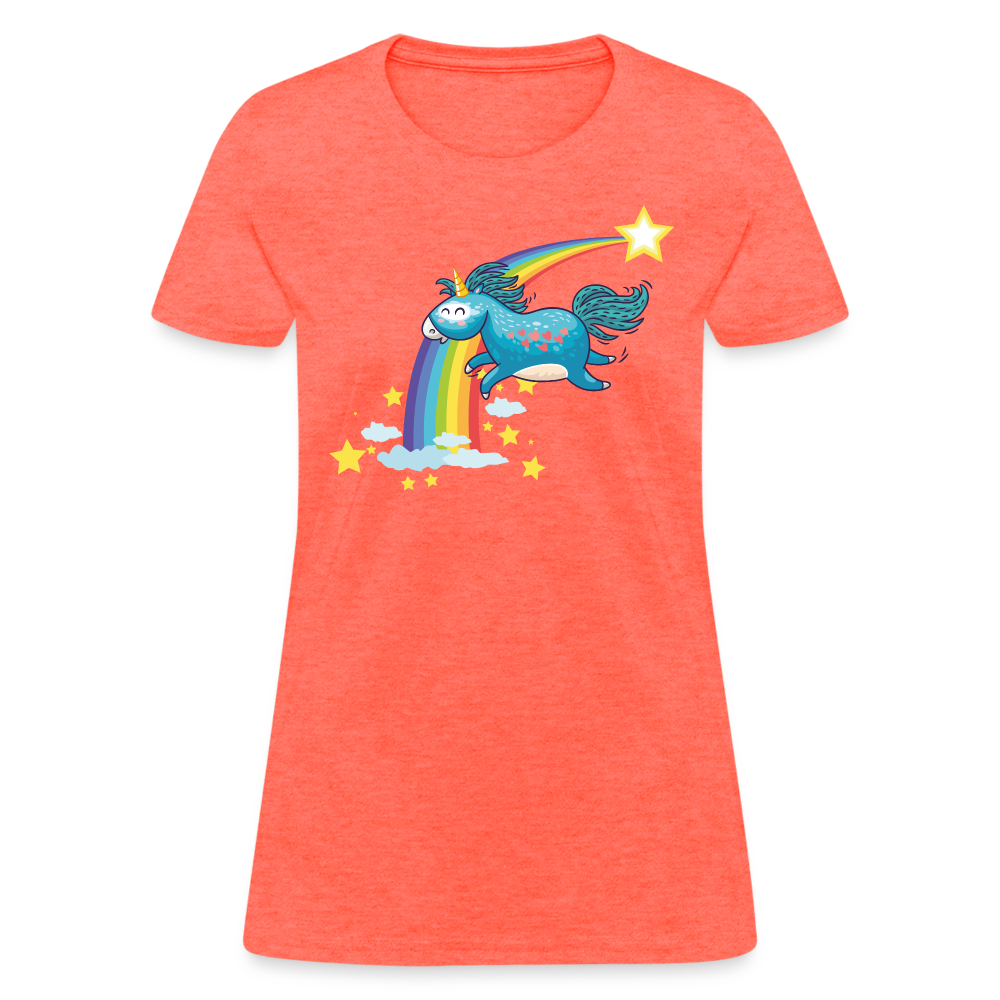 Women's T-Shirt - heather coral