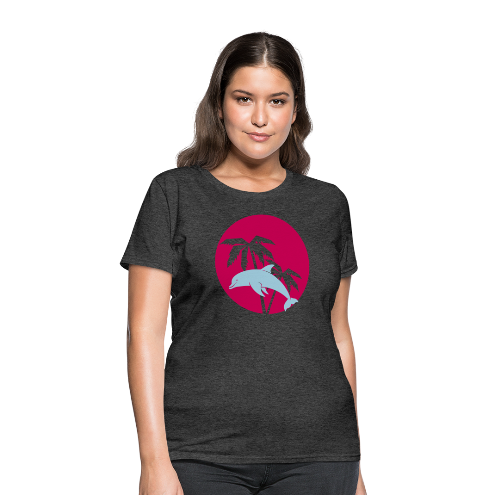 Women's T-Shirt - heather black