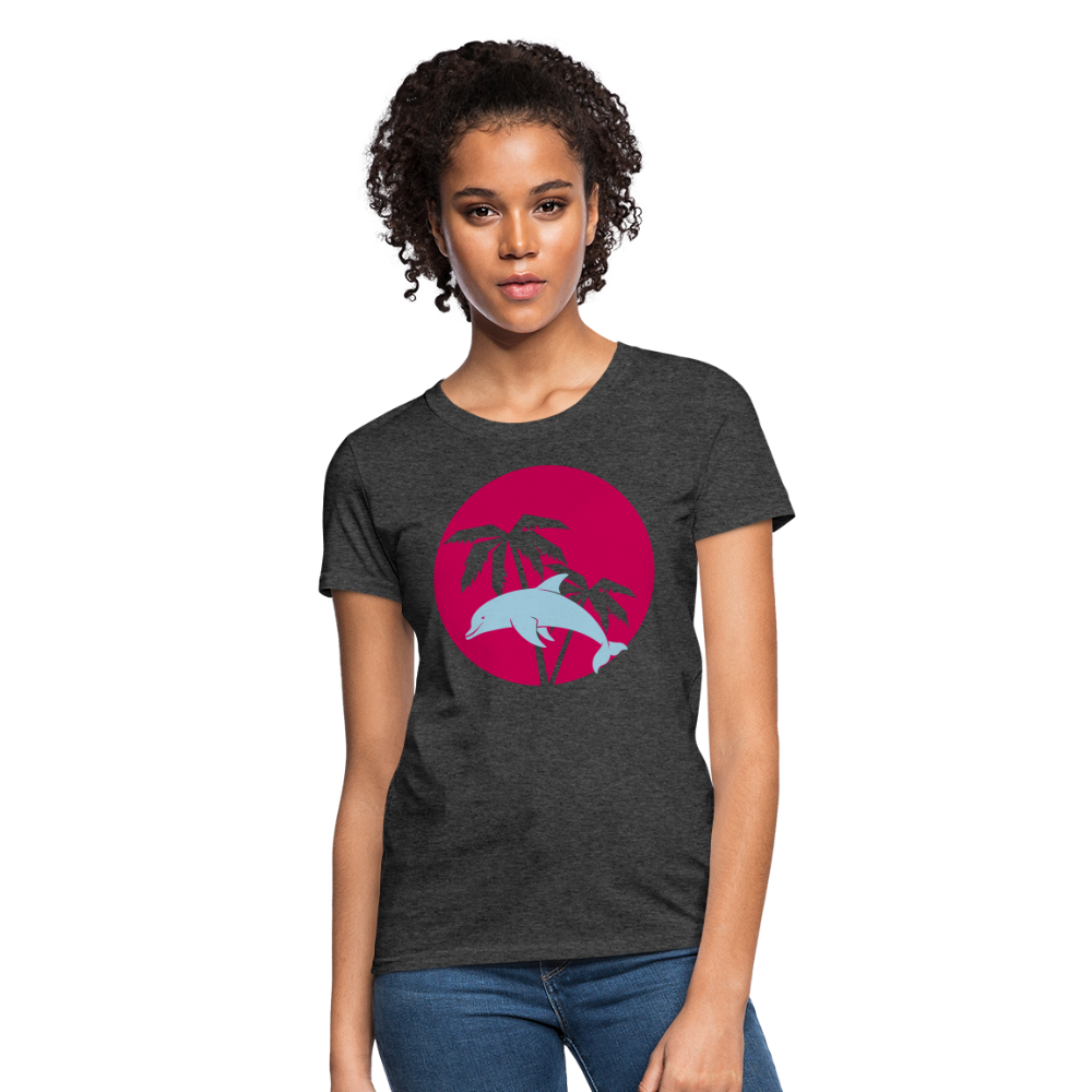 Women's T-Shirt - heather black