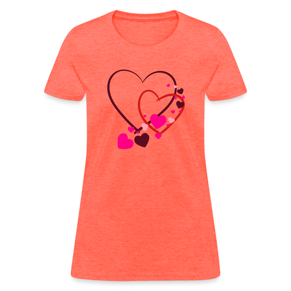 Women's T-Shirt - heather coral