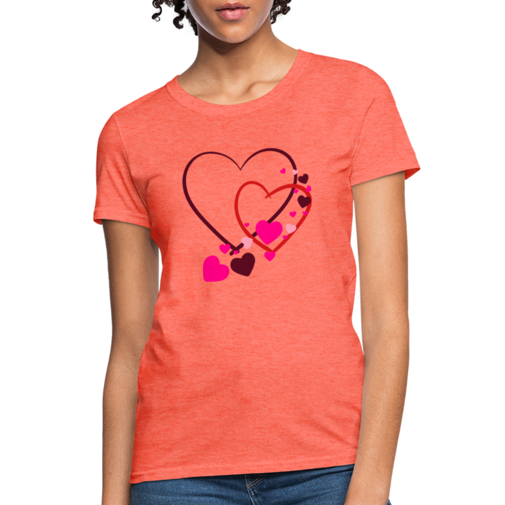 Women's T-Shirt - heather coral