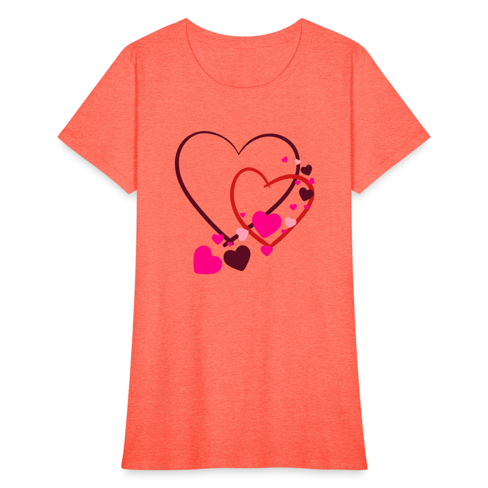 Women's T-Shirt - heather coral