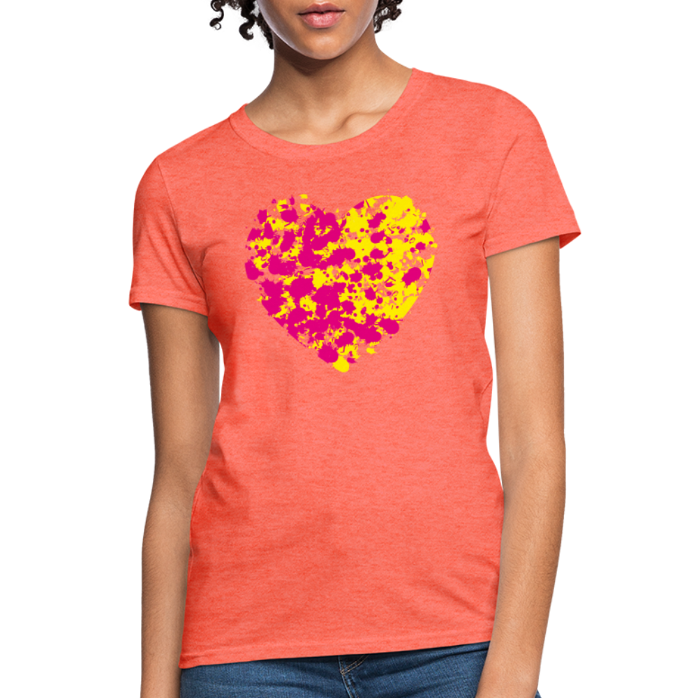 Women's T-Shirt - heather coral