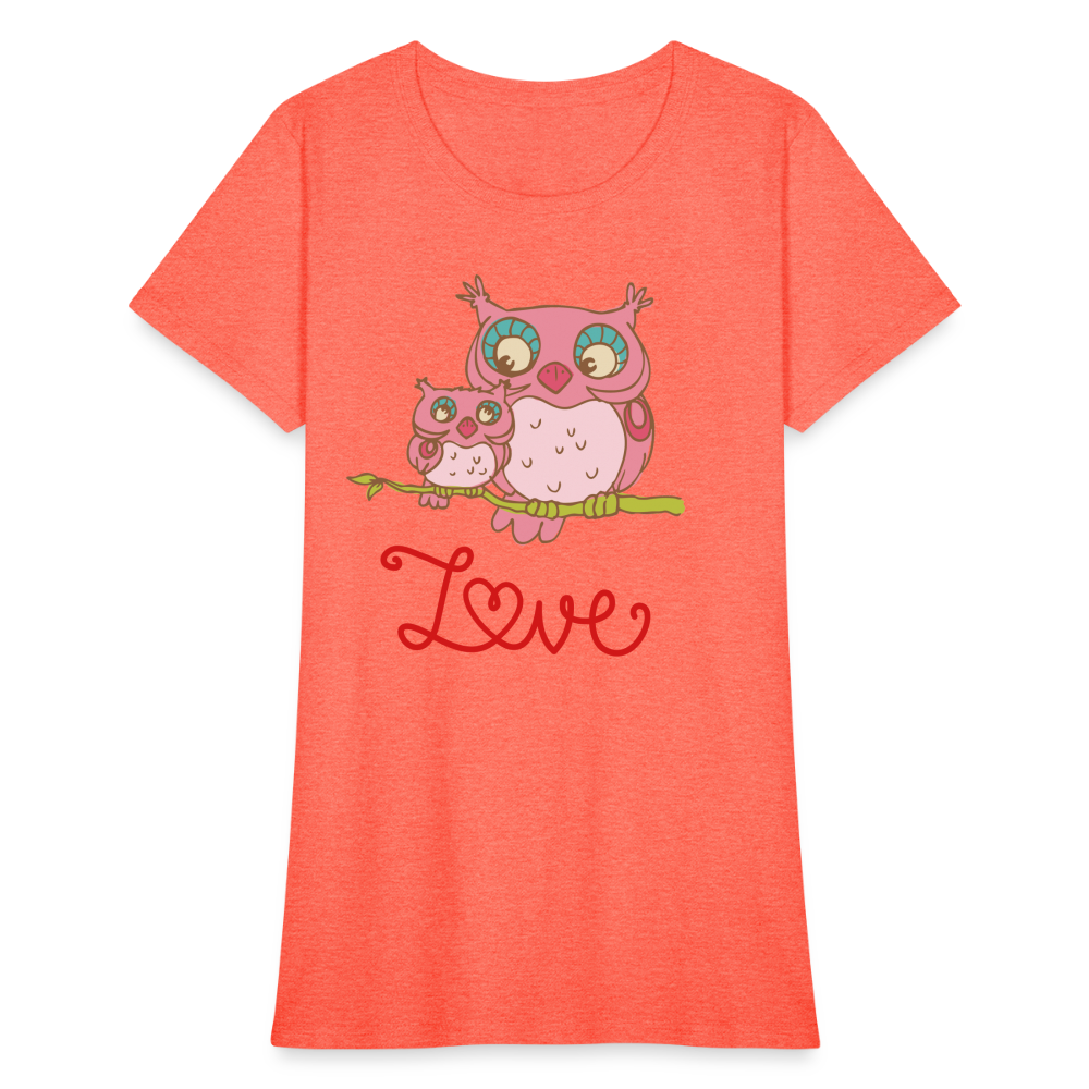 Women's T-Shirt - heather coral