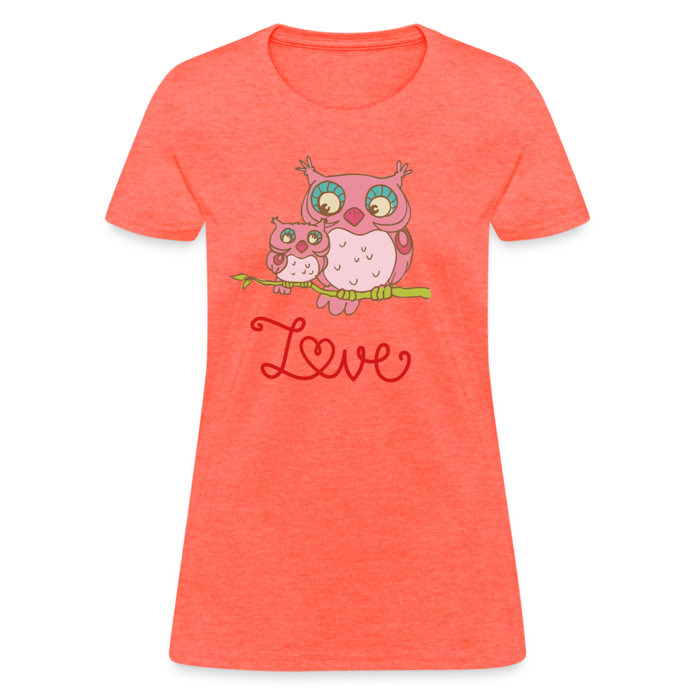 Women's T-Shirt - heather coral